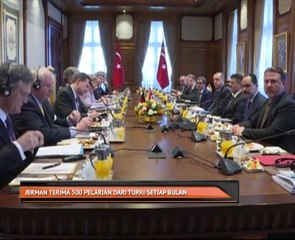 Jerman terima 500 pelarian dari Turki setiap bulan