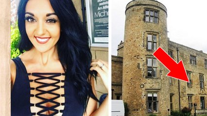 Elle se rend compte que le propriétaire de l'hôtel l'espionne à travers la fenêtre de la salle de bain