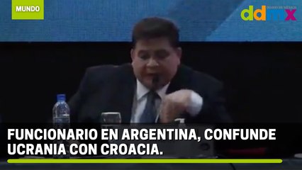 Mario Ishii, funcionario en Argentina, pidió un minuto de silencio por los caídos en la guerra pero confundió Ucrania con Croacia.