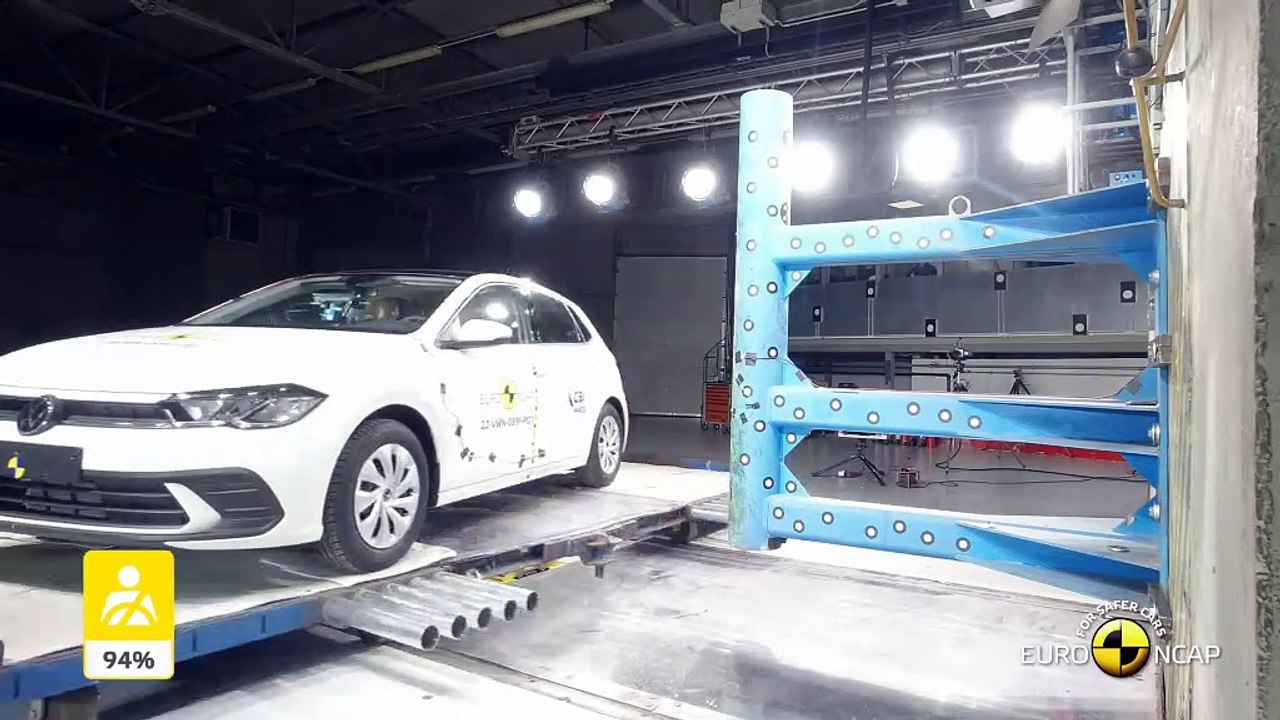 La Volkswagen Polo obtient cinq étoiles aux crash-tests Euro NCAP - Vidéo  Dailymotion