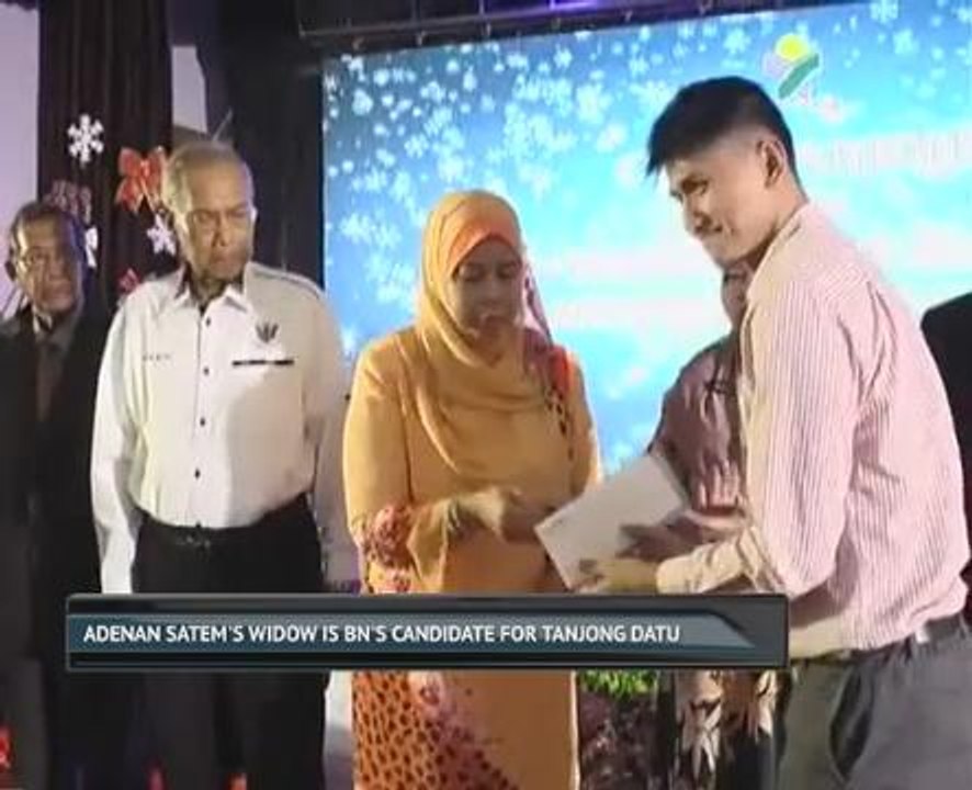Adenan Satem's widow is BN's candidate for Tanjong Datu