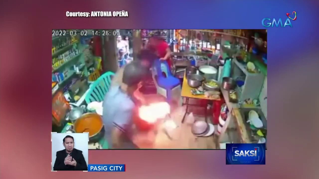 Tangke ng LPG, biglang nagliyab; BFP, pinag-iingat ang publiko | Saksi