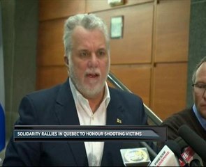 Solidarity rallies in Quebec to honour shooting victims