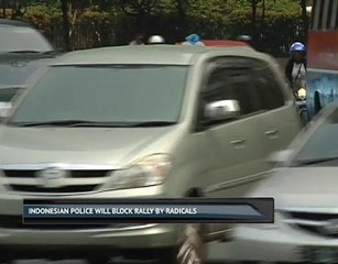 Indonesia police will block rally by radicals