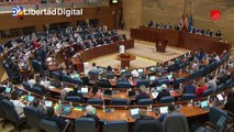 Daniel Portero pone en pie a la Asamblea de Madrid con un discurso contra el comunismo