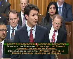 Justin Trudeau kecam insiden tembakan di Quebec City