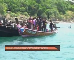 Rohingya dipindah ke pulau terpencil di Bangladesh