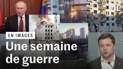 Guerre en Ukraine : une semaine de conflit en vidéo