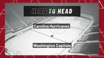 Carolina Hurricanes At Washington Capitals: First Period Moneyline