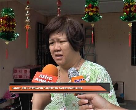 Banjir jejas persiapan sambutan Tahun Baru CIna