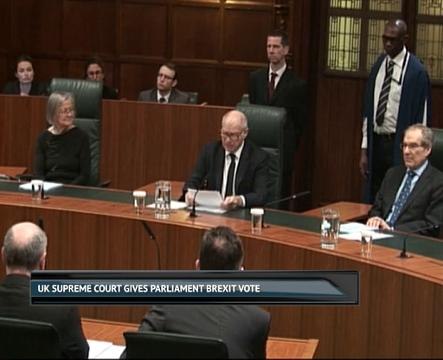UK Supreme Court gives parliament Brexit vote