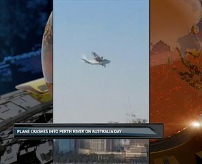 Plane crashes into Perth river on Australia Day