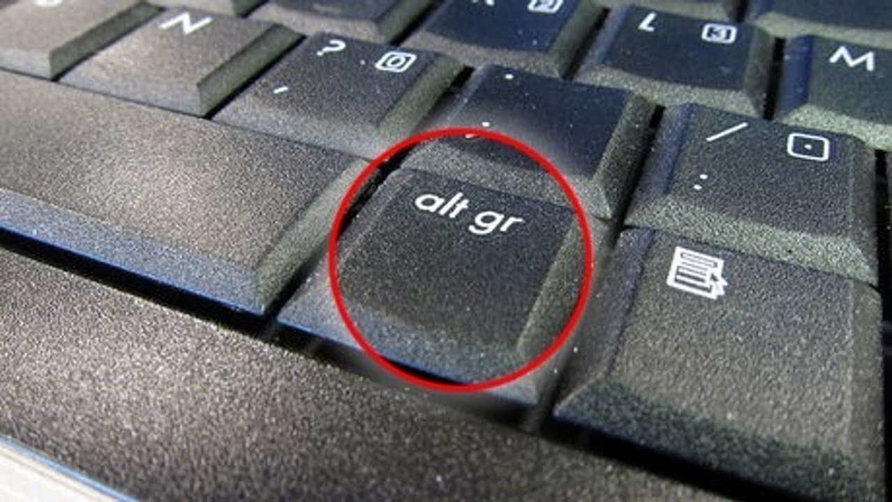 Voici à quoi sert réellement la touche mystérieuse de votre clavier appelée  Alt GR - Vidéo Dailymotion