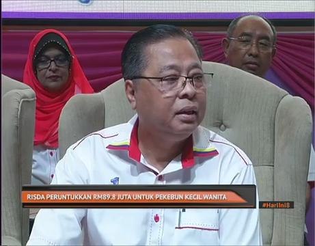 RISDA peruntukkan RM89.8 juta untuk pekebun kecil wanita