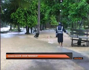Perkembangan mangsa banjir di Johor meningkat