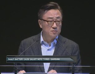Faulty battery cause Galaxy Note 7 fires - Samsung