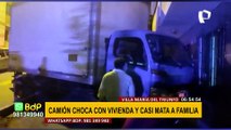 Calle como cochera privada: camiones bloquean libre tránsito de vecinos en VMT