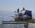 Rohingya risk lives fishing on rafts