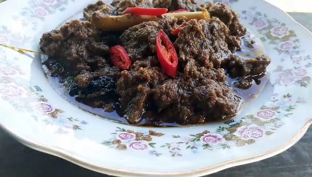 Beef Rendang indonesian Traditional Food