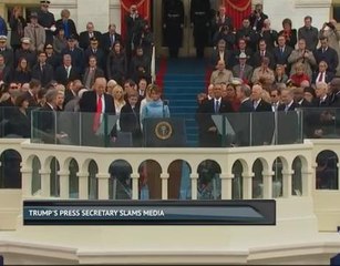 Trump's Press Secretary attacks media over inauguration coverage