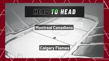 Montreal Canadiens At Calgary Flames: Puck Line