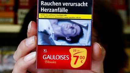 L'homme mort qui apparaît sur les paquets de cigarettes est en réalité vivant