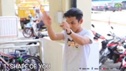 Artis Teka tajuk lagu berdasarkan gerakan badan