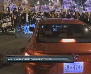 Anti-Trump protesters take over DC streets