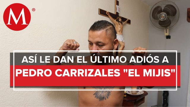 Con flores y cumbia, dan último adiós a 'El Mijis' en San Luis Potosí