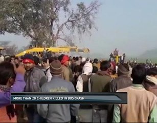 More than 20 children killed in bus crash
