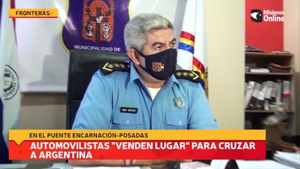 Automovilistas "venden lugar" para cruzar a Argentina