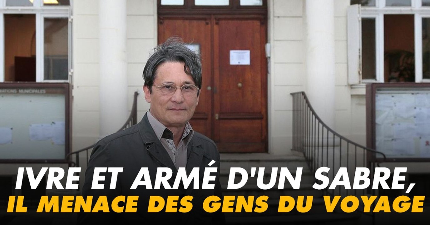 Ivre, un maire armé d'un sabre menace des gens du voyage