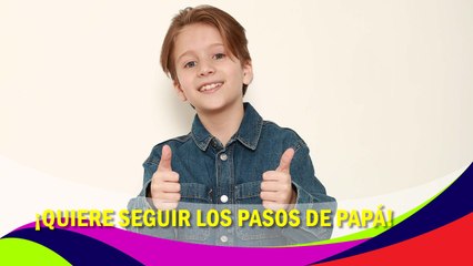 Fausto, el hijo de Carlos Espejel y Paty Azuara, quiere ser actor como su papá