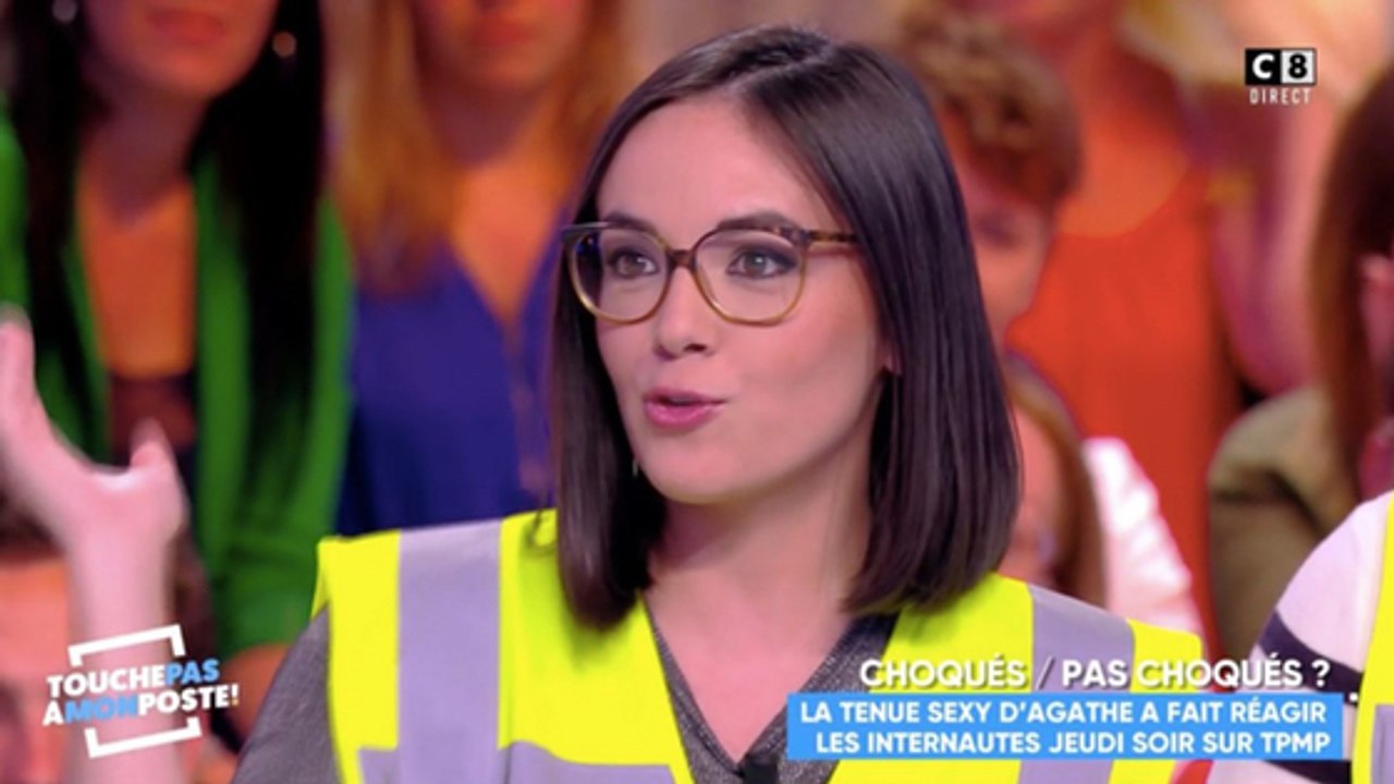 TPMP : Agathe Auproux revient sur la polémique de sa tenue transparente