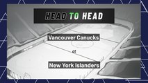 Vancouver Canucks At New York Islanders: Puck Line