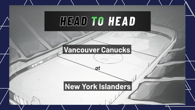 Vancouver Canucks At New York Islanders: Moneyline