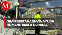 Ucrania recibe envío de ayuda humanitaria por parte de Gran Bretaña