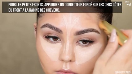 Make-up morpho : se maquiller selon la largeur de son front