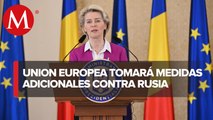 Ursula Von Der Leyen informó que la UE tomará medidas adicionales contra Rusia