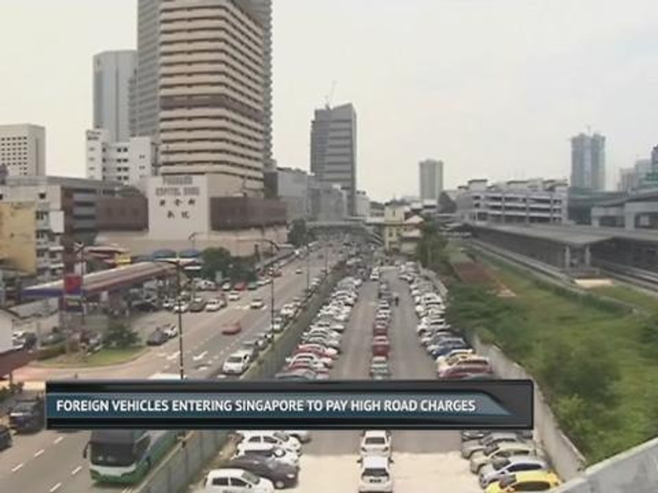 Foreign vehicles entering Singapore to pay high road charges