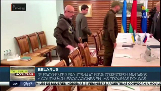 teleSUR Noticias 17:30 03-03: Rusia y Ucrania acuerdan establecer corredores humanitarios