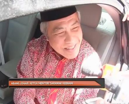 Abang Johari Ketua Menteri Sarawak Ke-6