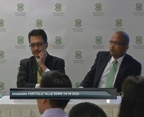 Khazanah: Khazanah Portfolio Value Down 3% in 2016