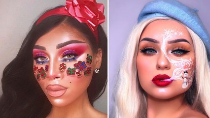 Les maquillages les plus spectaculaires réalisés pour Noël (VIDÉO)