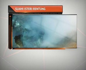 Suami isteri rentung dalam kemalangan