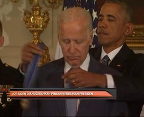 Joe Biden dianugerahkan pingat kebesaran presiden