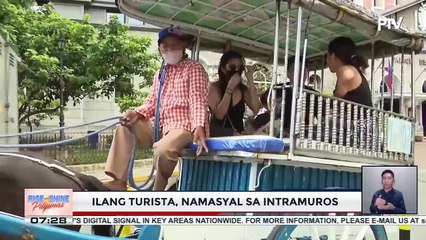 Ilang turista, namasyal sa Intramuros; Foreign tourists sa bansa, halos 50-K na; Ilang airlines, tatanggap na ng mga pasaherong nais mamasyal sa Singapore