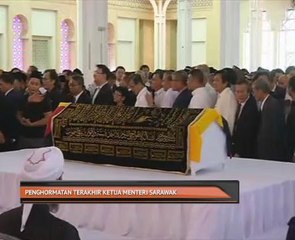 Orang ramai beri penghormatan terakhir kepada Allahyarham Tan Sri Adenan Satem