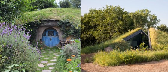 Ces maisons recouvertes d'herbes sont insolites !