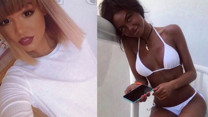 Cette fille devient totalement noire car elle est accro au bronzage